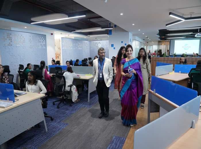 PrimeSoft office floor with modern workspace design